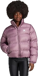 Adidas Adicolor Short Puffer JD0419 Mor Kadın Şişme Mont