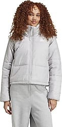 Adidas BSC Insulated IX8874 Gri Kadın Şişme Mont
