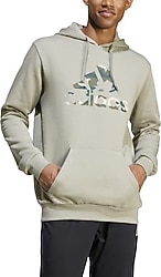 Adidas Camo Graphic IY0740 Kapüşonlu Bej Erkek Sweatshirt