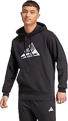 Adidas Camo Graphic JM6378 Kapüşonlu Siyah Erkek Sweatshirt