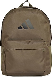 Adidas Classic 3 Bar Logo IS7051 Haki Sırt Çantası