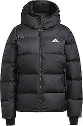 Adidas D11 Big Baffle H14172 Kapüşonlu Siyah Kadın Şişme Mont