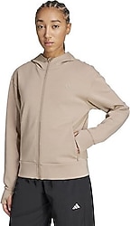 Adidas Designed 4 Training JX7311 Kahverengi Kadın Eşofman Üstü