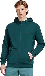 Adidas Designed For Training JX0691 Koyu Yeşil Erkek Eşofman Üstü