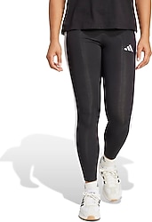 Adidas Essentials 3-Stripes Cotton JE0072 Siyah Kadın Tayt