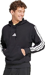 Adidas Essentials 3-Stripes French Terry Kapüşonlu Erkek Sweatshirt