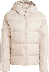 Adidas Essentials 3-Stripes Mid Down IX8924 Kapüşonlu Kadın Şişme Mont