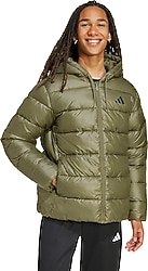 Adidas Essentials Cilmawarm JW2979 Kapüşonlu Yeşil Erkek Şişme Mont