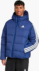 Adidas Essentials Climawarm 3-Stripes Kapüşonlu Erkek Şişme Mont