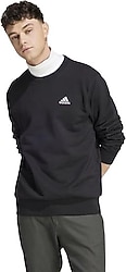 Adidas Essentials Embroidered Small Logo IC9329 Erkek Sweatshirt