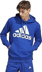 Adidas Essentials French Terry Big Logo IC9366 Kapüşonlu Erkek Sweatshirt