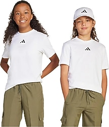 Adidas Essentials JC9774 Kısa Kollu Bisiklet Yaka Çocuk Tişört