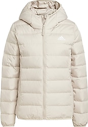 Adidas Essentials Light Down IX8930 Kapüşonlu Bej Kadın Şişme Mont