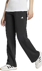 Adidas Essentials Small Logo Feel Cozy Open-Hem JC5921 Siyah Kadın Eşofman Altı