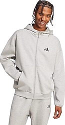 Adidas Essentials Trefoil JD4945 Gri Erkek Eşofman Üstü