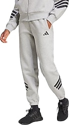 Adidas Future Icons 3-Stripes JE0155 Gri Kadın Eşofman Altı