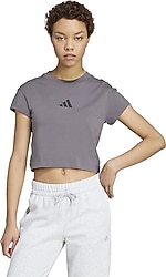 Adidas Future Icons Small Logo Kısa Kollu Bisiklet Yaka Kadın Baby Tee Tişört