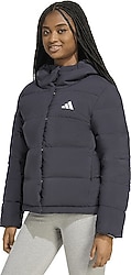 Adidas Helionic Climawarm JN2086 Kapüşonlu Siyah Kadın Şişme Mont