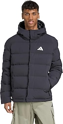 Adidas Helionic Climawarm JN2099 Kapüşonlu Siyah Erkek Şişme Mont