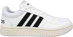 Adidas Hoops 3.0 Low Classic Vintage GY5434 Beyaz-Siyah Erkek Spor Ayakkabı