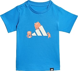 Adidas Infant Trio_NSTER Graphic KA0521 Mavi Bebek Tişört