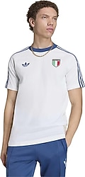 Adidas Italy Originals KC6611 Beyaz Kısa Kollu Bisiklet Yaka Erkek Tişört