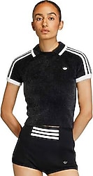 Adidas Knit Cali Kısa Kollu Polo Yaka Kadın Tişört