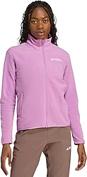 Adidas Multi Essentials JM3113 Tam Fermuarlı Pembe Kadın Polar