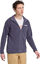 Adidas Multi Essentials JM3116 Tam Fermuarlı Mor Erkek Polar