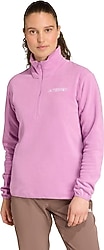 Adidas Multi Essentials JM3120 Yarım Fermuarlı Pembe Kadın Polar