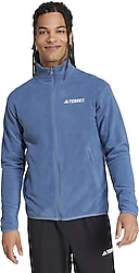 Adidas Multi Essentials JP0798 Tam Fermuarlı Mavi Erkek Polar Adidas Multi Essentials JP0798 Tam Fermuarlı Mavi Erkek Polar