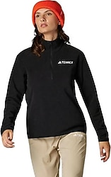 Adidas Multi Essentials Yarım Fermuarlı Kadın Polar