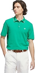 Adidas Originals Twistknit Trefoil KB8616 Yeşil Kısa Kollu Polo Yaka Erkek Tişört