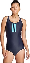 Adidas Padded 3-Stripes Closed Back JH3320 Kadın Mayo