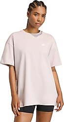 Adidas Primelift Essentials Workout KE8523 Mor Kısa Kollu Bisiklet Yaka Kadın Oversize Tişört