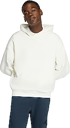 Adidas Soft Lux KF8596 Kapüşonlu Kırık Beyaz Erkek Sweatshirt