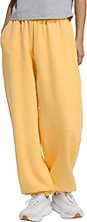 Adidas Soft Lux Loose KA7020 Sarı Kadın Eşofman Altı