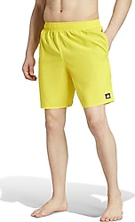 Adidas Solid CLX Classic-Length IR6218 Sarı Erkek Deniz Şortu