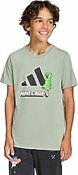 Adidas Minecraft Training KD6873 Kısa Kollu Bisiklet Yaka Çocuk Tişört