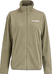 Adidas Multi Essentials JP0796 Tam Fermuarlı Haki Erkek Polar