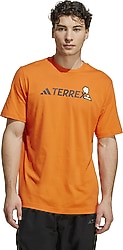 Adidas Terrex Graphic Kısa Kollu Bisiklet Yaka Oversize Erkek Tişört