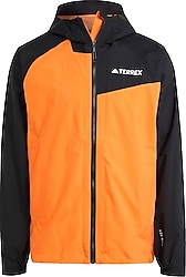 Adidas Terrex Multi 2L Rain.Rdy IW8883 Kapüşonlu Turuncu Erkek Yağmurluk