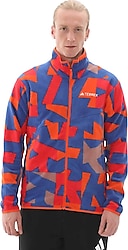 Adidas Terrex Multi Printed Tam Fermuarlı Erkek Polar