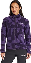Adidas Terrex Multi Printed Tam Fermuarlı Kadın Polar