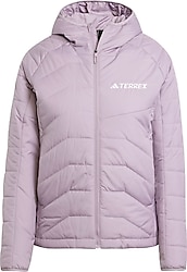 Adidas Terrex Multi Synthetic Insulated IM8198 Kapüşonlu Mor Kadın Mont
