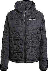 Adidas Terrex Xperior Primaloft Loose Fill Insulated IT3229 Kapüşonlu Siyah Kadın Mont