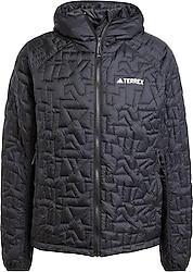 Adidas Terrex Xperior Primaloft Loose IT3247 Kapüşonlu Siyah Erkek Mont