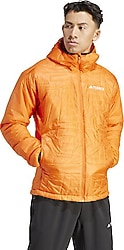 Adidas Terrex Xperior Varilite Primaloft IN9412 Kapüşonlu Turuncu Erkek Mont