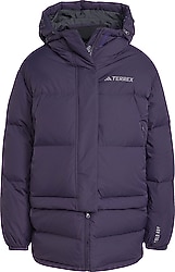 Adidas Terrex Xploric Goose IX7930 Kapüşonlu Mor Kadın Şişme Mont