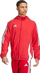 Adidas Tiro 24 Windbreaker IM8809 Kapüşonlu Kırmızı Erkek Rüzgarlık